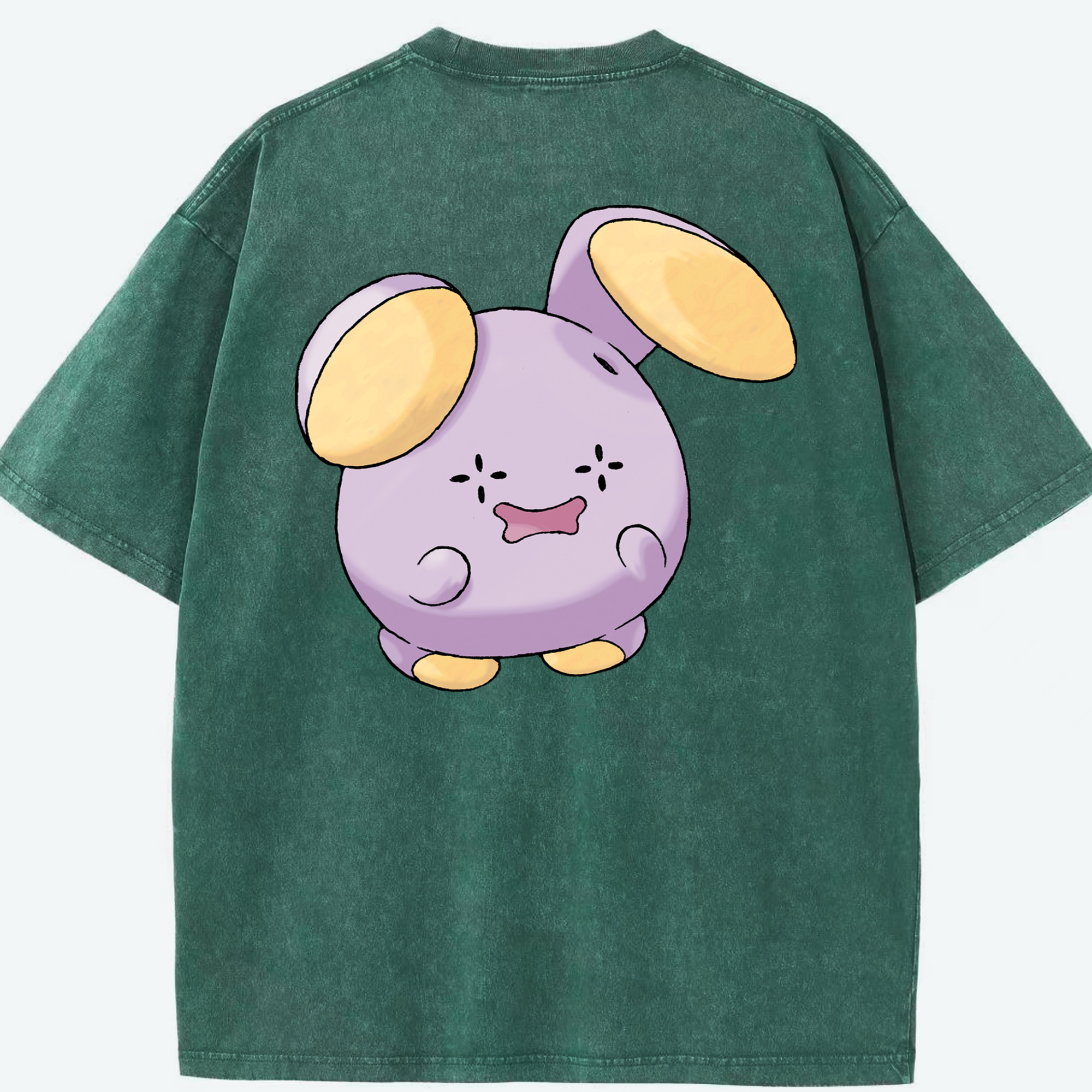 （画像用） ポケットモンスター Pokémon 綿100% ヴィンテージ風 半袖Tシャツ（背面プリント）